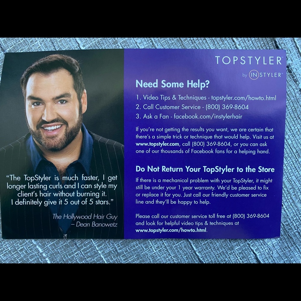 TOPSTYLER by IN STYLER - Opened 1tx. No box - Picture 6 of 9